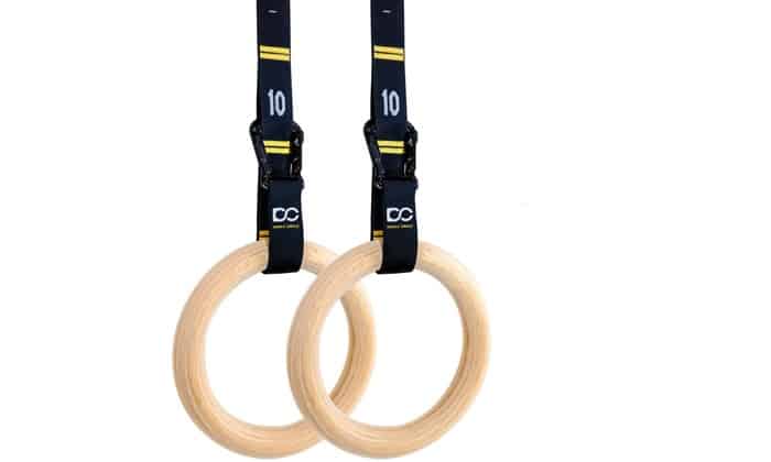 Double Circle Wood Gymnastic Rings