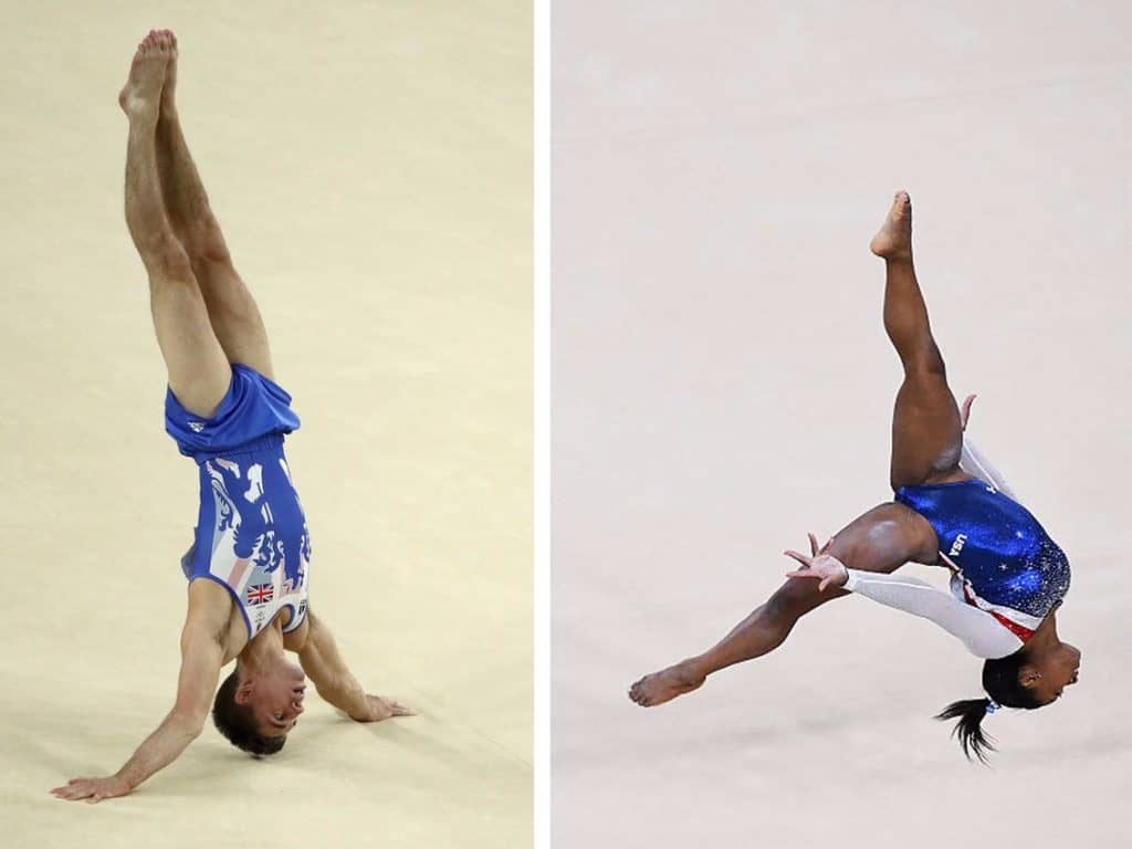 Comparison of Symmetry in Gymnastics and Dance