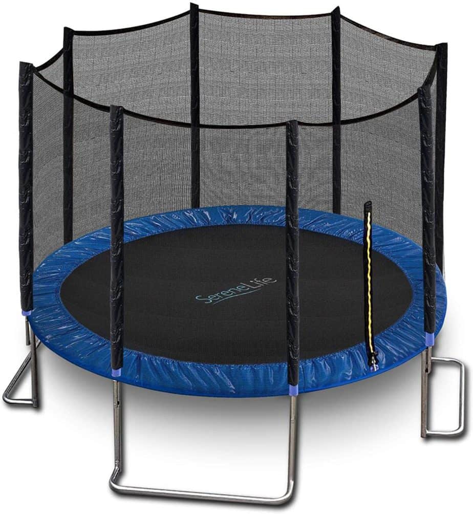 SereneLife Trampoline with Enclosure