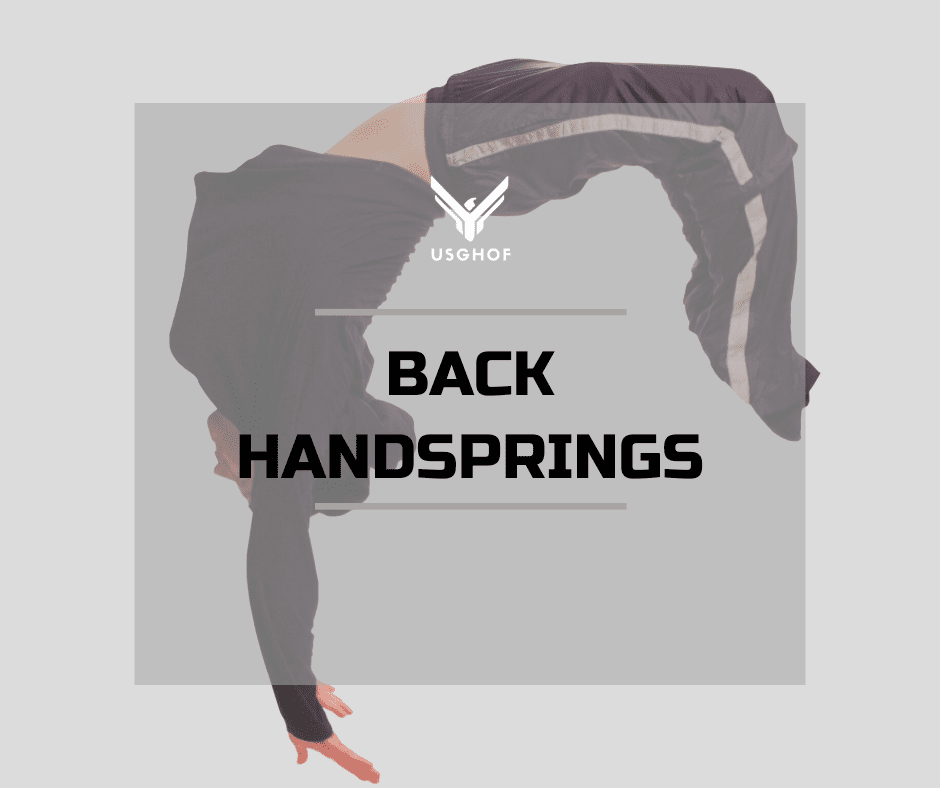 Back Handsprings